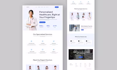 Healthcare Website Design