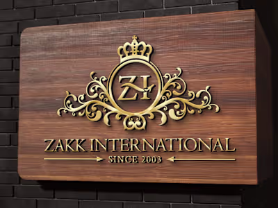 Zakk International Logo Design