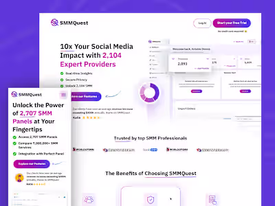 SaaS Landing page 