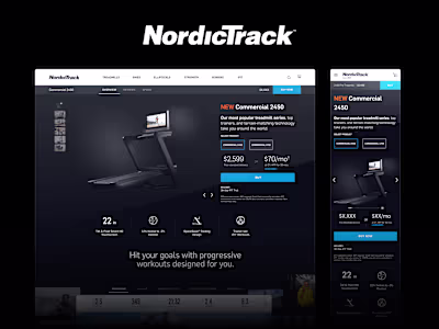 NordicTrack—PDP redesign
