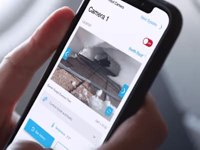 Application remotely operating the snow-melting equipment
