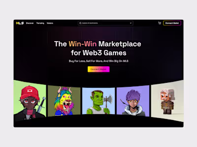 Metalisting Website- Web3 NFT Marketplace Website