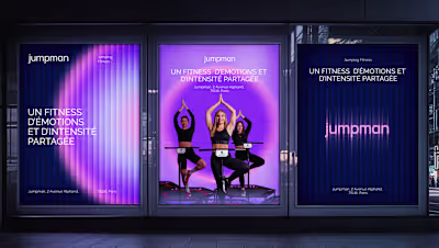Jumpman Paris: Fitness Branding & Visual Identity