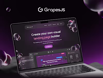 GrapesJS Landing Page Revamp