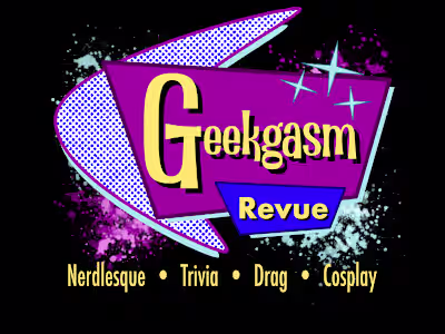 Geekgasm Revue promo design and rebrand