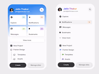 Account Menu – Left or Right? 🤔