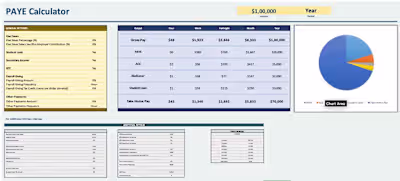 Tax Calculator Excel Template