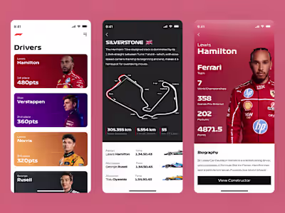 F1 mobile experience