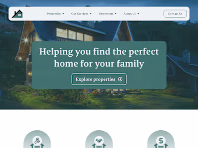 Real Estate Agency Website