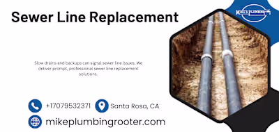 Sewer Line Replacement
Mike’s Plumbing &