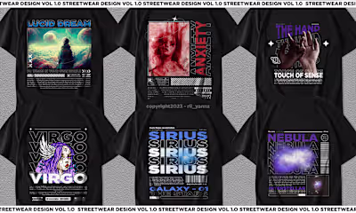 Streetwear T-shirt Design Collection