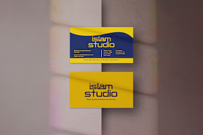 Islam Studio Business Card Design