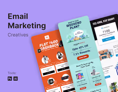 Email Marketing Design for Brand Promotion & Sales