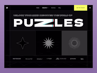 Puzzles Agency Website Design