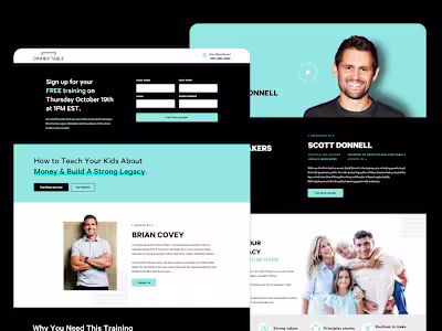 Dinner table - landing page