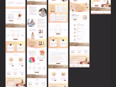 Pixel-Perfect Multi-Page Portfolio Landing Page