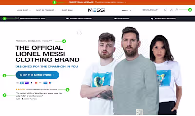 Messi Website Case Study
