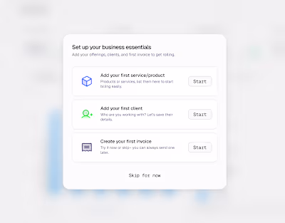 Feeling overwhelmed by the business setup? This UI instantly...