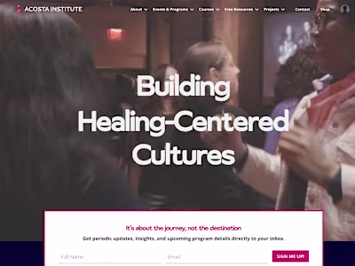 Constant course and website updates