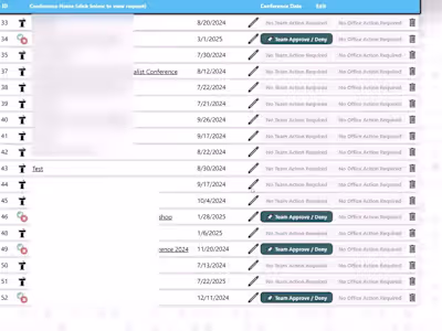 Conference Approval App