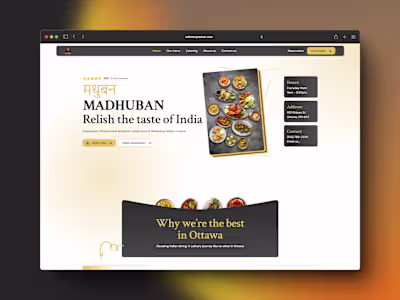 Madhuban Indian Cuisine