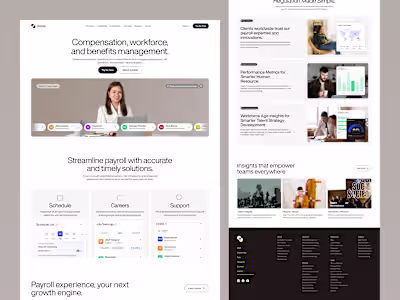 Hirable - HR Management Landing Page