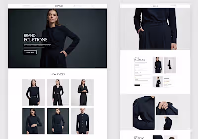 Modern E-Commerce Website Design (Fashion