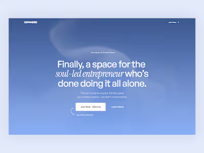 Expanded | Framer Landing Page