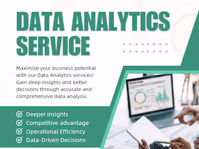 Comprehensive Data Entry, Data Analysis, and Web Scraping Soluti