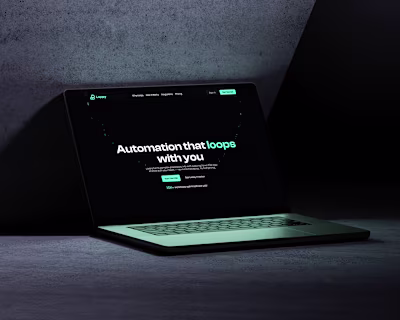 Loopy — SaaS Landing Page Concept