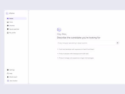 Jiffyhive: AI-powered recruiter search