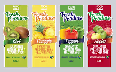 Label / Sticker Design for Food Lover's Market - Zoeke