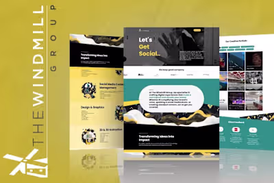 Creative Media Agency Website |