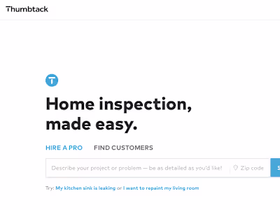 Snippet Writer for Thumbtack.com
