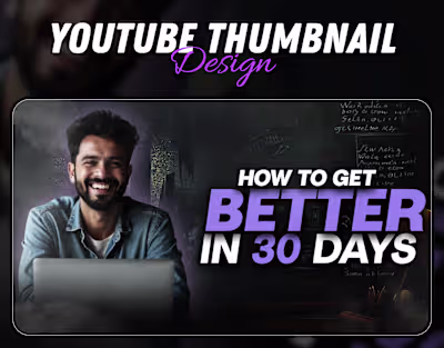 YouTube Thumbnail Design.