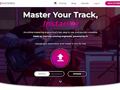 Engaging Copywriting for a Major AI Music Mastering Platform