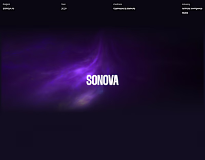 Sonova - Saas and UI/UX for AI music