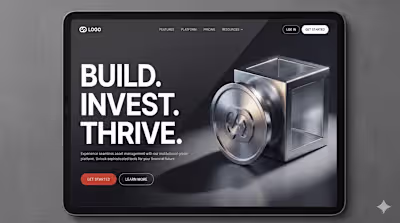 Website HERO Section 3D 🚀