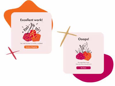 Custom Error Pages Design