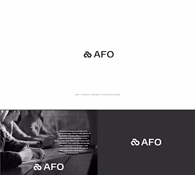 abstract logo mark for the