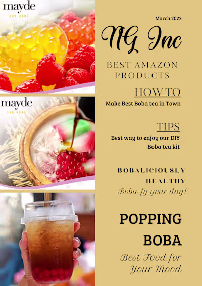 Popping Boba | NG Inc.