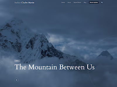 Author Website for New York Times Bestseller Charles Martin