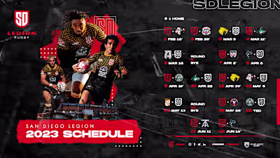 San Diego Legion Rugby Graphics