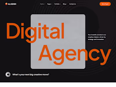 Wordpress Digital Agency Website