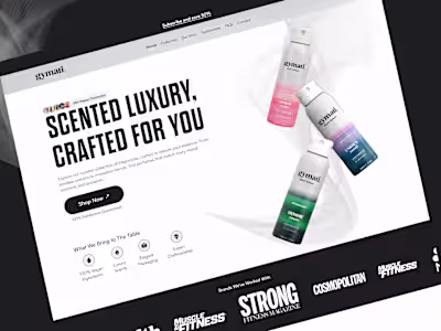 Ecommerce Landing Page