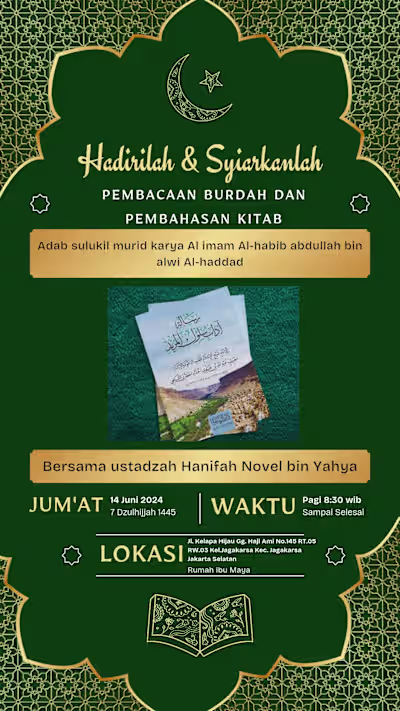Islamic-Themed Flyer Design