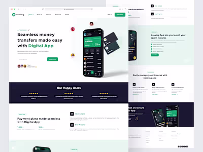 Application Landing Page