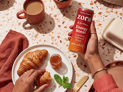 Zora Energy Boost — Brand DNA-Driven Visual System