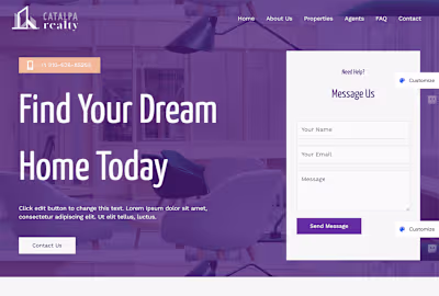 Real Estate website