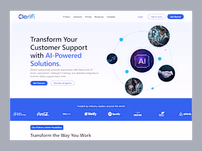 CLARIFI– AI-Powered Customer Support Platform